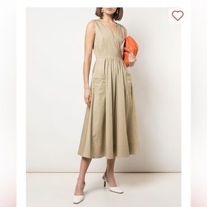 NWOT CO essentials Taupe sleeveless dress size XS